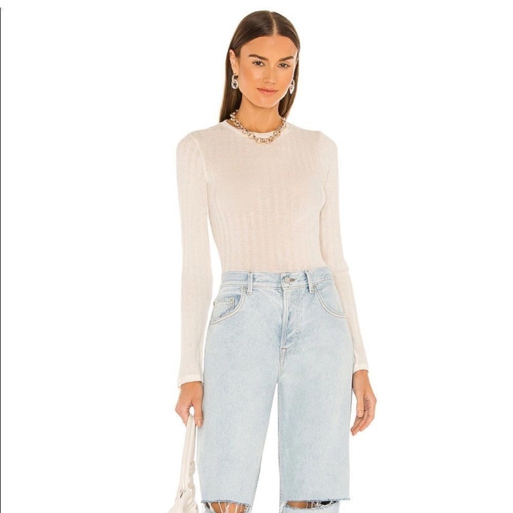 🎀 Vince medium high neck ribbed sweater lightweight NWT